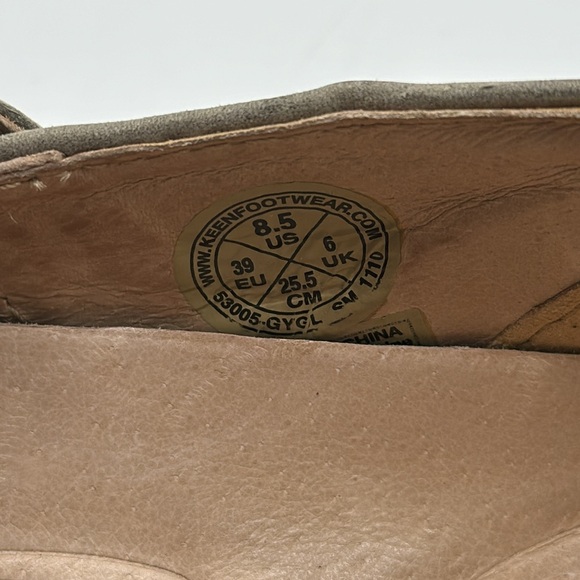 Keen Tan Taupe Mary Jane Flat Loafer Hiking Size 8.5 KET6382B - Picture 7 of 7